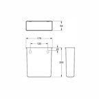 JPK63201 ヘッド引き出し水栓用水受容器